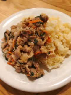 豚肉の中華炒め丼-レシピのメイン写真