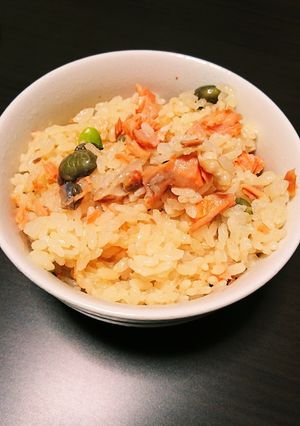 簡単！鮭と枝豆の炊き込みご飯-レシピのメイン写真