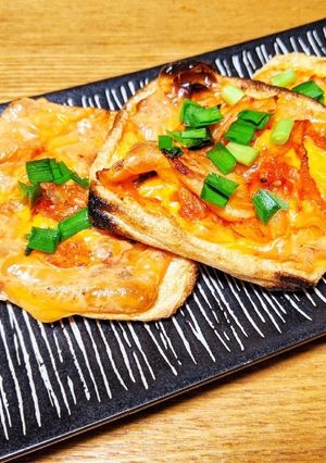 簡単!時短!キムチーズお揚げ焼き-レシピのメイン写真