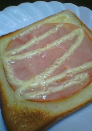 簡単朝ごはん！ハムトースト-レシピのメイン写真