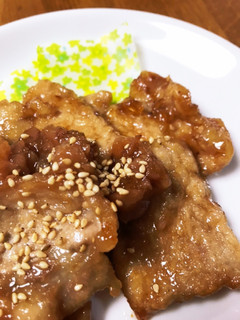 さっぱり☆豚肉の竜田揚げ 梅ソース-レシピのメイン写真