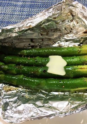 アスパラガスのホイル焼き-レシピのメイン写真