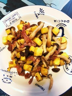 ワインに合う!!サツマイモと生ハム炒め-レシピのメイン写真