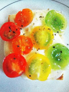 ♪カラフルトマトトースト♪-レシピのメイン写真