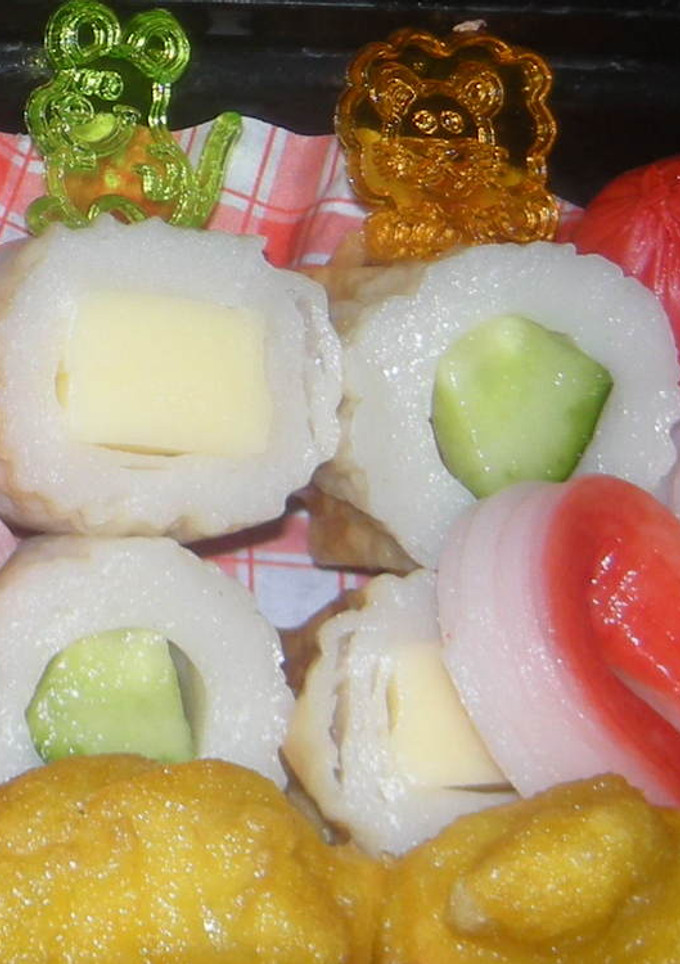 簡単！お弁当にチーズときゅうりちくわ串-レシピのメイン写真