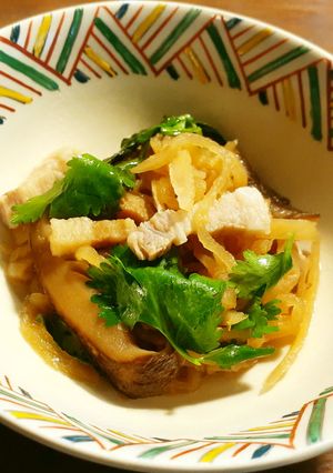 塩豚の切り干し大根の煮物　味変⇒サブジ-レシピのメイン写真