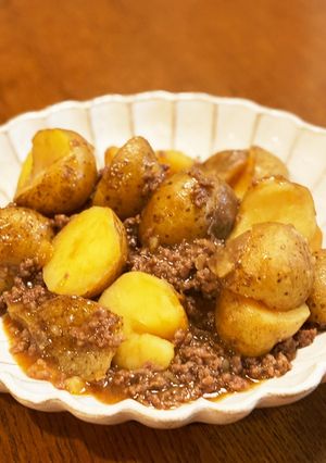 新じゃがのそぼろあんかけ-レシピのメイン写真