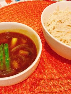 冷やしカレーつけ素麺-レシピのメイン写真