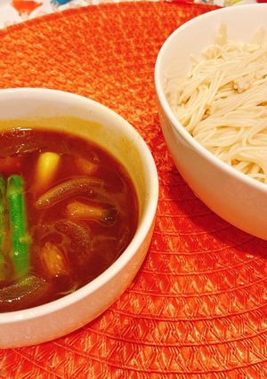 冷やしカレーつけ素麺-レシピのメイン写真