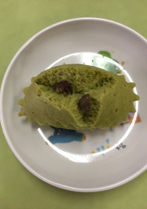 【保育園給食】抹茶ミルク蒸しパン-レシピのメイン写真