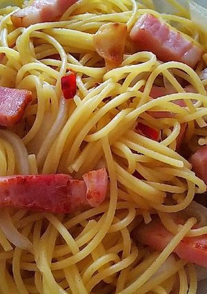 ベーコンのペペロンチーノ-レシピのメイン写真