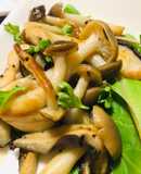 しめじと椎茸のバター炒め・きのこの副菜