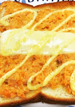 焼き鮭フレークチーズトースト-レシピのメイン写真