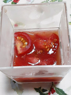 トマトの蜂蜜漬けゼリー。-レシピのメイン写真