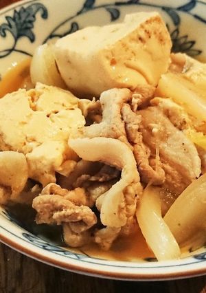 豚肉と豆腐の煮物-レシピのメイン写真