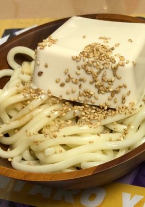 豆腐とゴマのごちゃ混ぜうどん-レシピのメイン写真