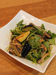 たたき蓮根と茄子の素揚げ☆ポン酢あえ-レシピのメイン写真