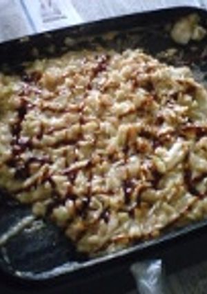 納豆もんじゃ-レシピのメイン写真