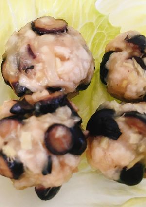 黒豆のおから入り肉団子-レシピのメイン写真
