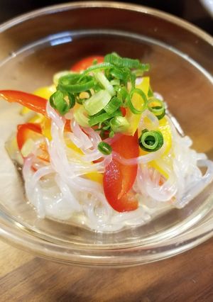 しらたきとパプリカの酢の物-レシピのメイン写真
