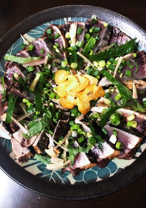 鰹のたたきの燻製-レシピのメイン写真