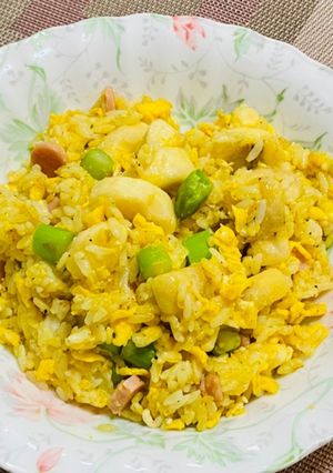 バナナで炒飯-レシピのメイン写真