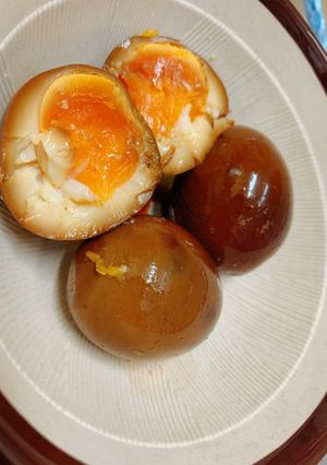 半熟煮卵〜-レシピのメイン写真