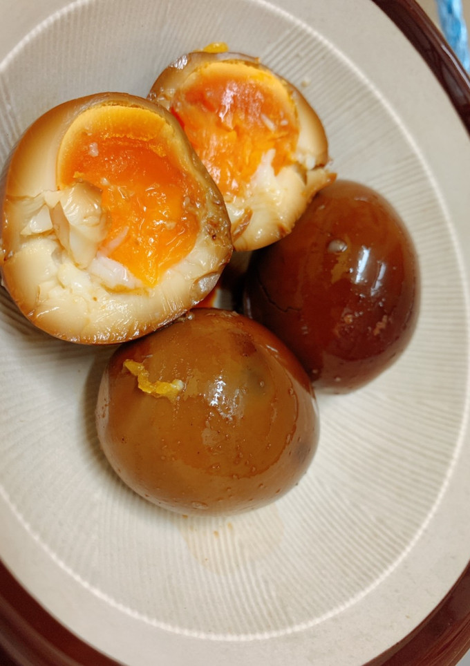 半熟煮卵〜-レシピのメイン写真