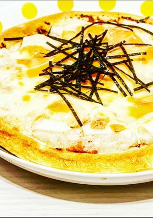 簡単定番美味！明太もちチーズピザ-レシピのメイン写真