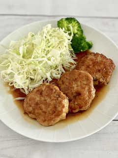 子供大好き♪ふわふわ豆腐ハンバーグ-レシピのメイン写真