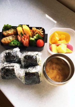 高校男子お弁当　1.6.15-レシピのメイン写真