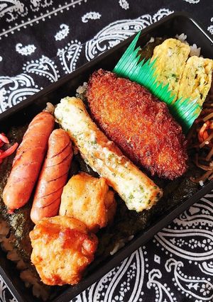 2020/6/15　海苔弁当-レシピのメイン写真