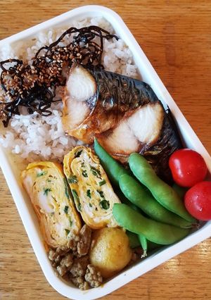 お弁当(6/15)塩鯖-レシピのメイン写真