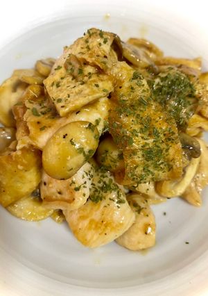 マッシュルームとチキンの照り焼きチーズ-レシピのメイン写真