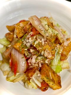 さつま揚げとキャベツのお好み焼き風炒め-レシピのメイン写真