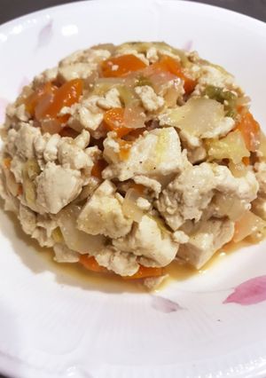 豆腐炒飯-レシピのメイン写真