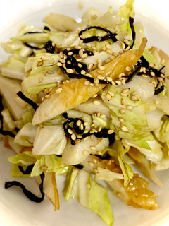 ちくわとキャベツの青じそ塩昆布和え-レシピのメイン写真