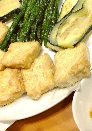 名古屋の味♪夏野菜の素揚げを甘味噌ダレで-レシピのメイン写真