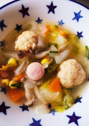 野菜好きになる!食べるコンソメスープ-レシピのメイン写真