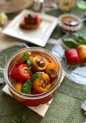 おしゃれなパプリカと鯖缶ペーストのマリネ-レシピのメイン写真