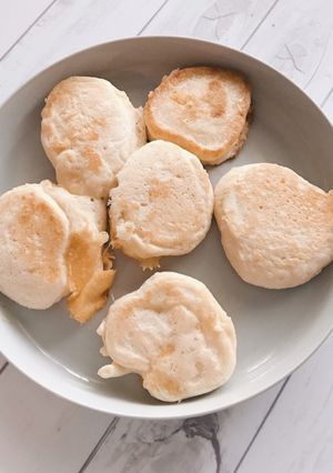 【離乳食】お子さま　チーズパンケーキ-レシピのメイン写真