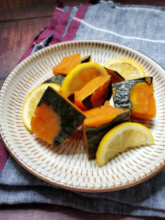 作り置きに!かぼちゃのレモン煮-レシピのメイン写真
