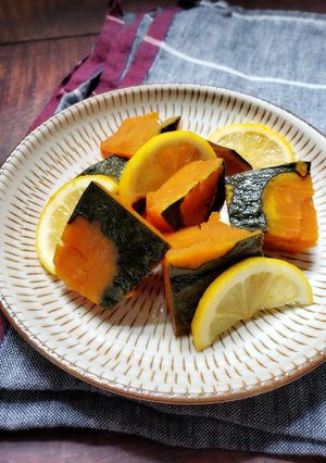 作り置きに！かぼちゃのレモン煮-レシピのメイン写真
