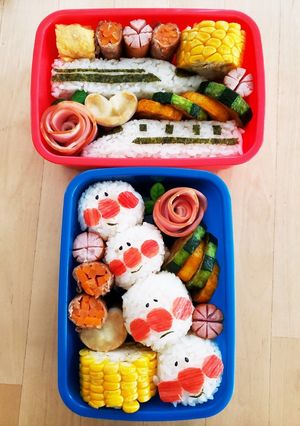 幼稚園のお弁当第58段!!+2歳児!-レシピのメイン写真