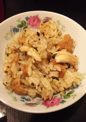 ごぼう茶の炊き込みご飯-レシピのメイン写真