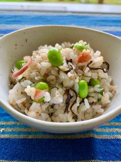 梅と薬味のさっぱりまぜごはん-レシピのメイン写真