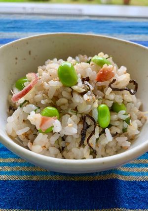 梅と薬味のさっぱりまぜごはん-レシピのメイン写真