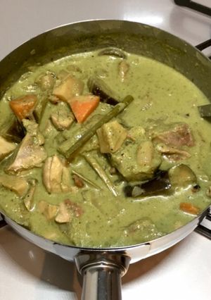 子どもと食べられる！本格グリーンカレー-レシピのメイン写真