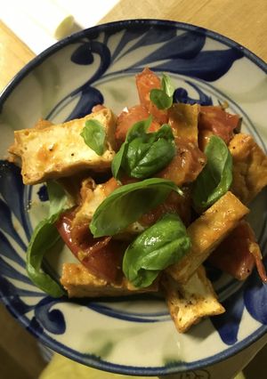 トマトと厚揚げの炒め 副菜にもう一品-レシピのメイン写真