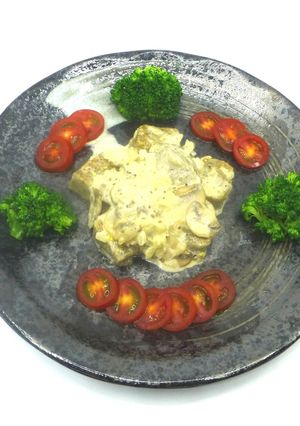 生麩レシピ　ごま麸のクリーム煮-レシピのメイン写真